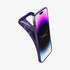 ACS04813 - iPhone 14 Pro Max Case Liquid Air in matte black showing the back